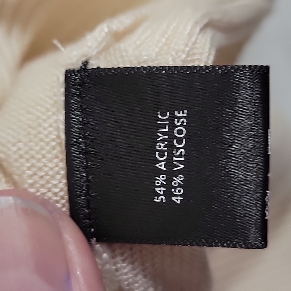 Vision 155 Cowell Neckline Long Sleeve Light weight Sweater Size L - Picture 6 of 11